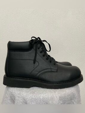 NWOT Work America Footontic Responder II Black Steel Toe Lace Up Boots Size 14